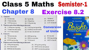 Class 5 Mathematics – Chapter 8: Measurement | Exercise 8.2 | NEP Syllabus