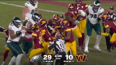 🔥 Tyler Steen, Javon Kinlaw, Quan Martin Ejected After Late-Game Brawl in Eagles vs Commanders