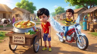 Shiva vs Rudra Bike Race | Poor Shiva’s Biryani Cart to Epic Victory! screenshot 4