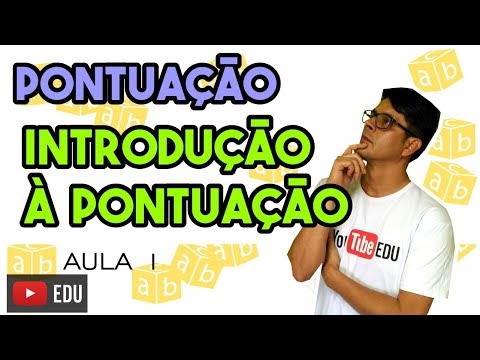 Análise Sintática III - Aula 1: Introdução ao estudo da pontuação