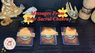Celebrity Guided Messages From Your Sacral Chakra 🧡 Pick A Card Tarot Reading 🧡 | Timeless Wealth