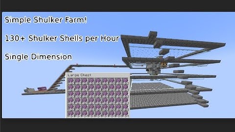 Minecraft Simple Shulker Farm Tutorial