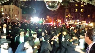 DJ YOSSY- at 770 in Crown Heights celebrating as 6 New Torahs Completed