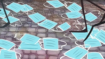 A Short Animation Displaying the Effects of Single Use Masks & Mask Pollution - Tasc na Masc