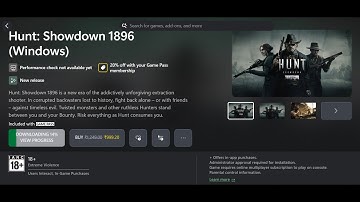 Fix Hunt Showdown 1896 Not Installing On Xbox App/Microsoft Store On PC