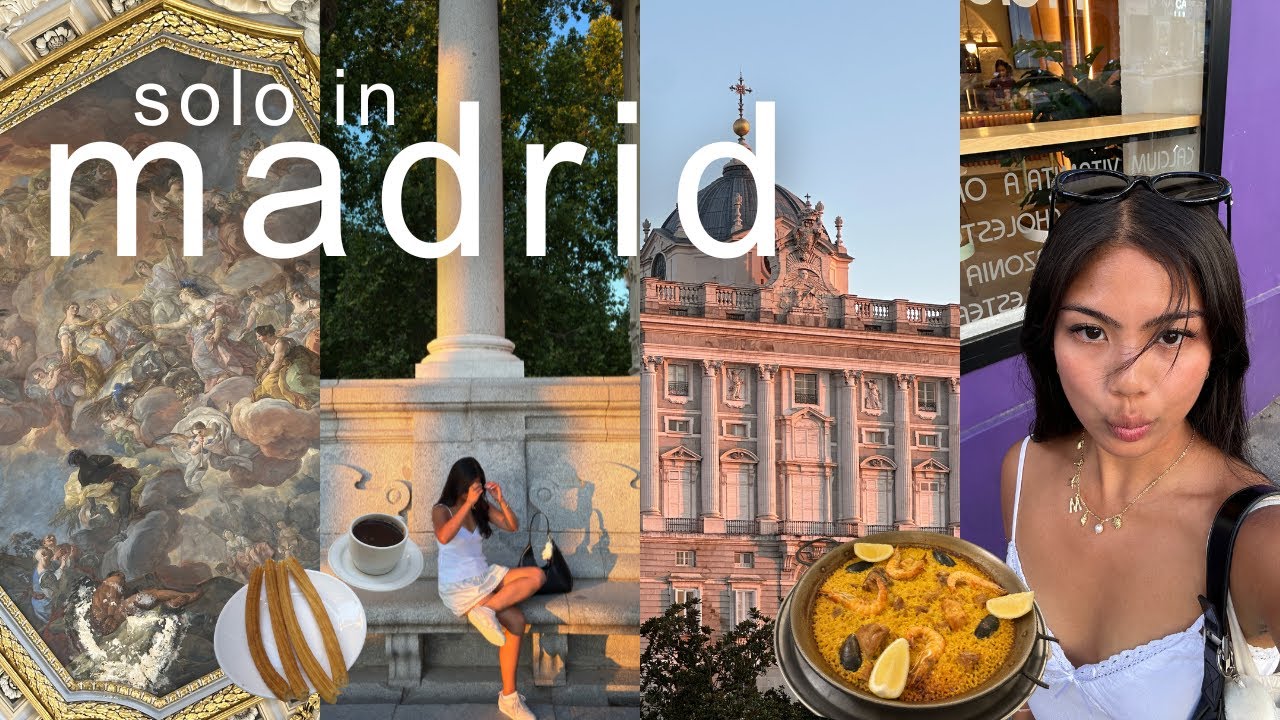 My Solo Trip to Madrid 🍷🇪🇸 Euro Girl Summer Diaries