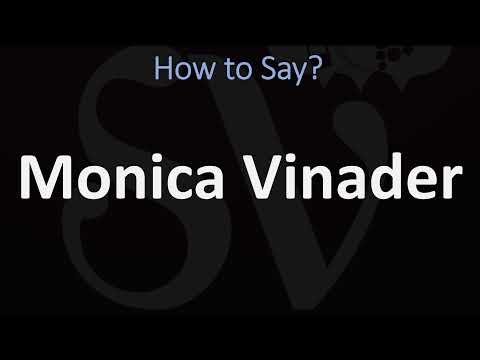 How to Pronounce Monica Vinader? (CORRECTLY)