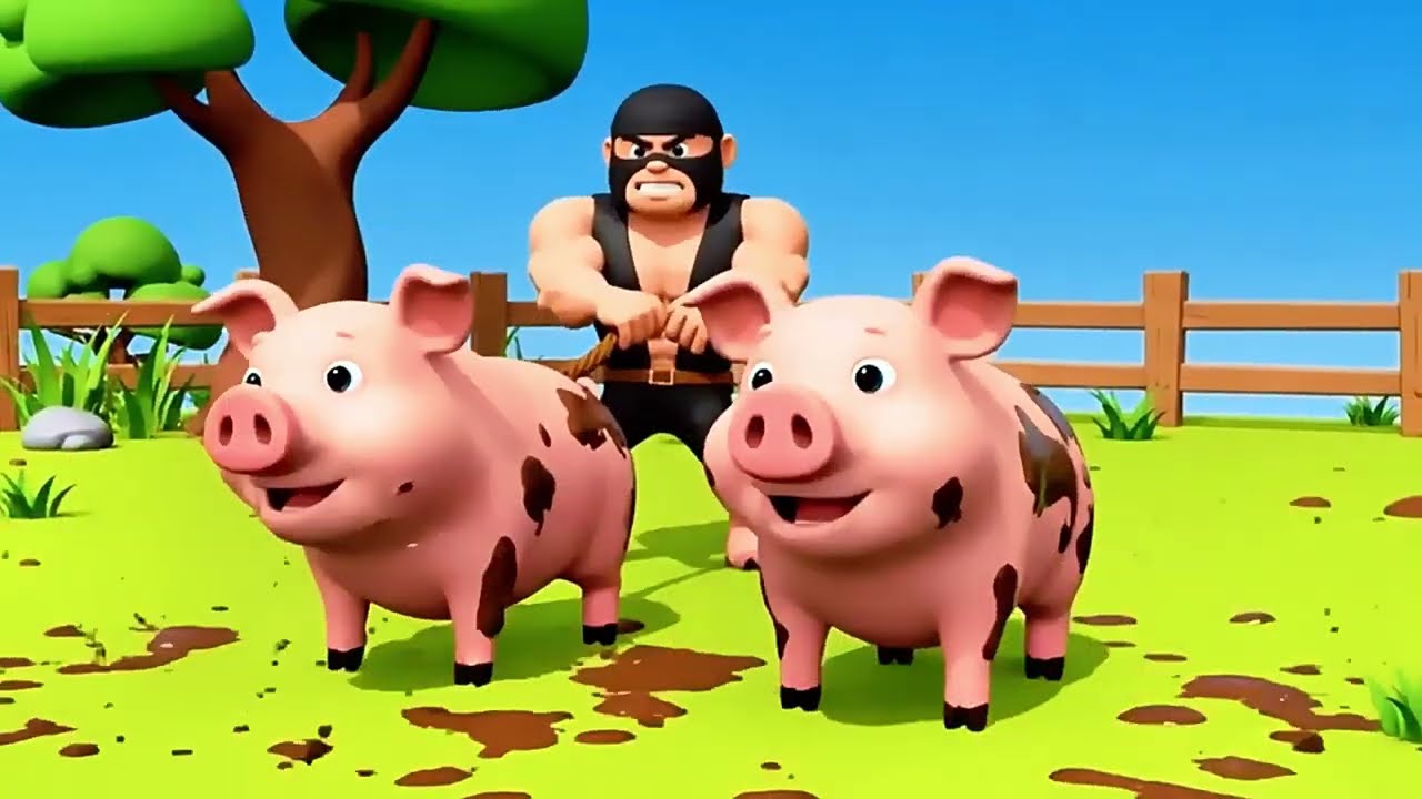 Thief Breaks Into Old MacDonald’s Farm! 😱🐄🐴 | Kids 3D Cartoon Story