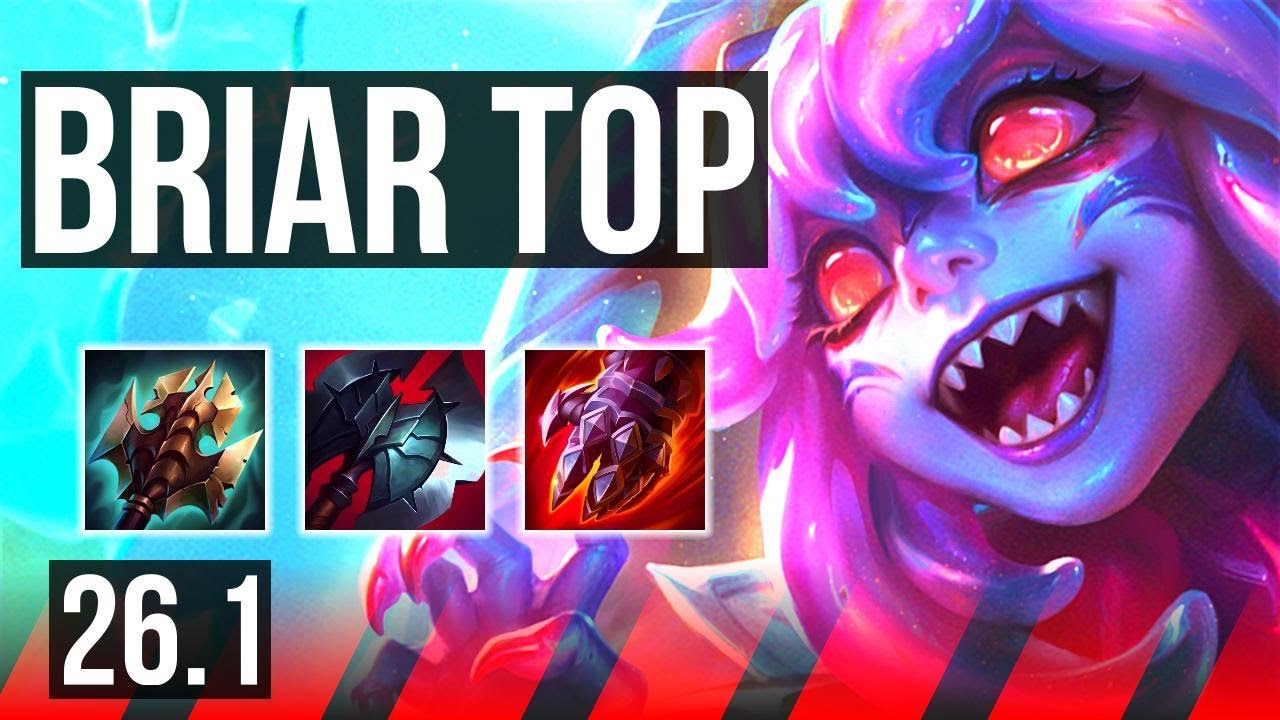 BRIAR vs DARIUS (TOP) | Good KDA: 16/2/8 | EUW Master | 26.1