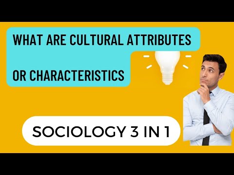 Cultural Attributes/Characteristics - YouTube