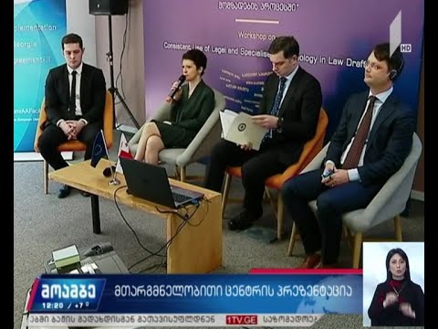 მთარგმნელობითი ცენტრის პრეზენტაცია