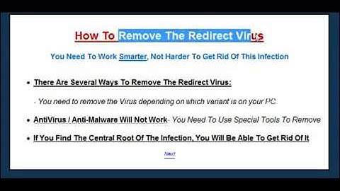 How to Remove Redirect Virus, Browser Hijack  Instant Removal, Permanent