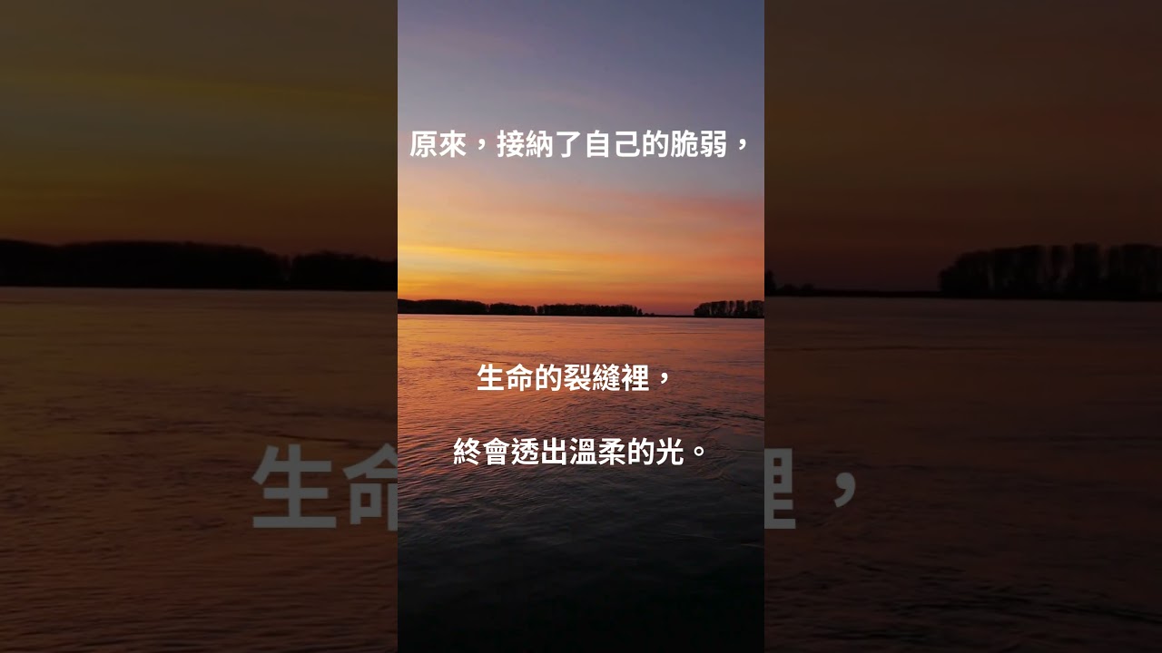 【公益預告】在生命的裂縫裡,終會透出溫柔的光|如何面對生命失序與恐懼?舞象線上公益講座【報名已截止】 #Shorts#舞象基金會 #心靈療癒 縮圖