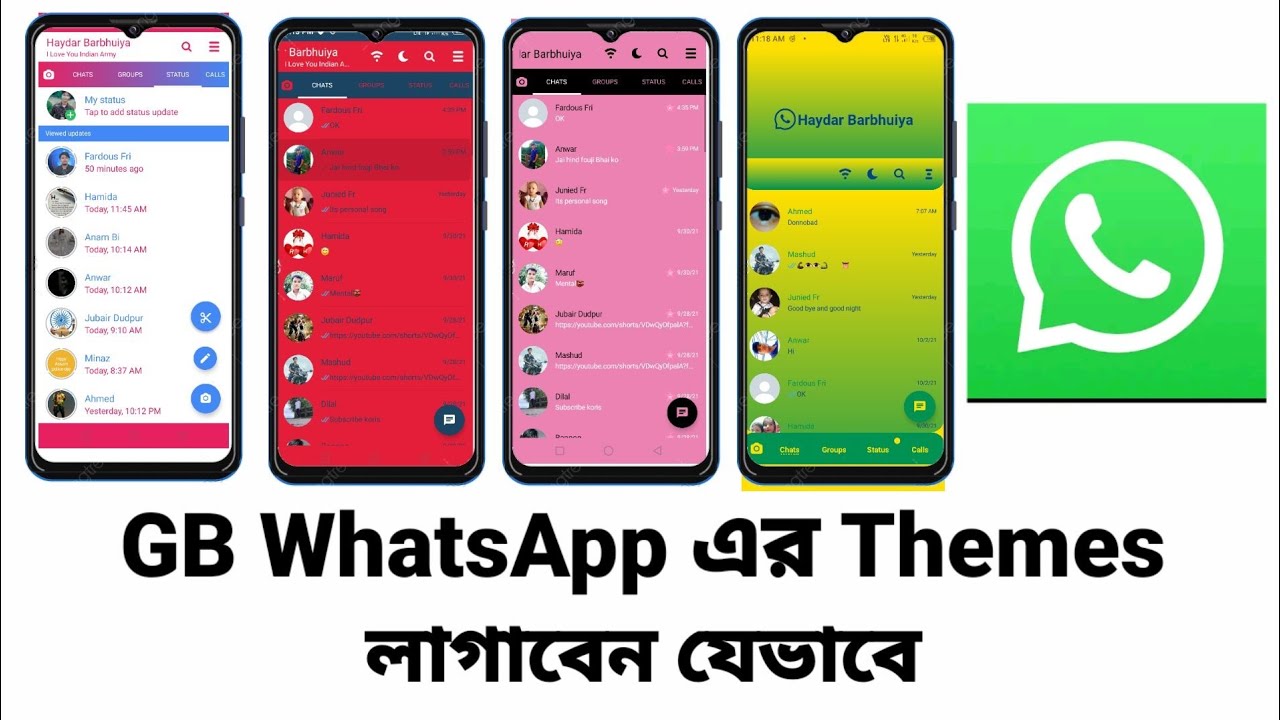How To Set Gb Whatsapp Theme 2021 Gb Whatsapp Theme Whatsapp App
