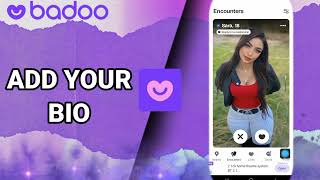 How To Add Your Bio On Badoo Dating And Chat,Meet App screenshot 4