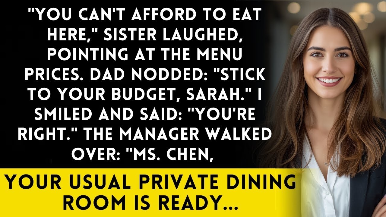 Family said 'You can’t afford to eat here' at Mom’s birthday then the restaurant manager stepped in