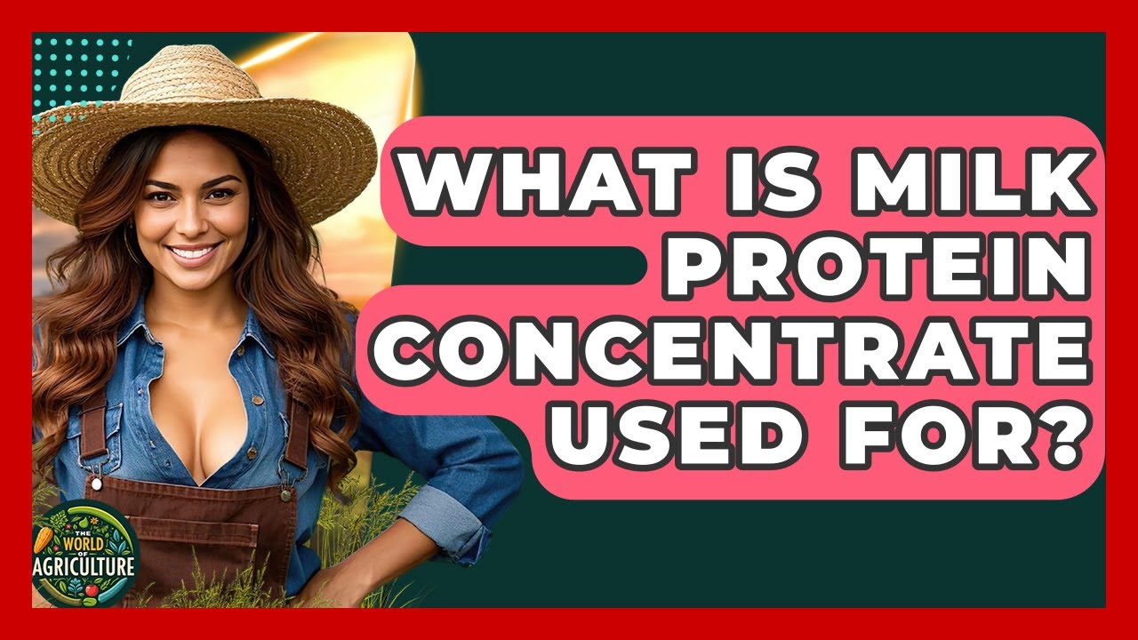What Is Milk Protein Concentrate Used For? - The World of Agriculture