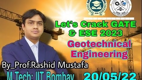 Geotechnical Engineering Question Solution | Community Section |RM Classroom | Prof. Rashid Mustafa