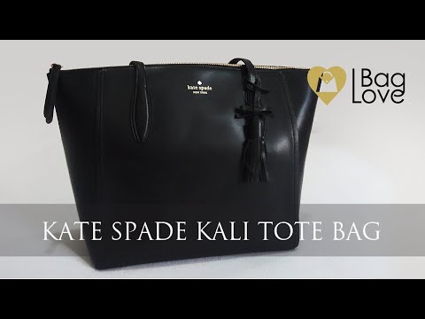 Video BAG REVIEW 2021 | Kate Spade Kali Tote Bag in Black... - youtube