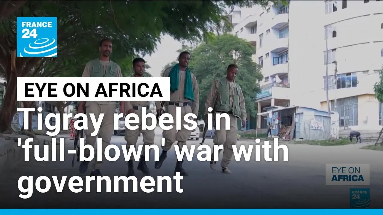 Tigray rebels in 'full-blown' war with government • FRANCE 24 English
