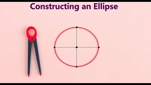 Constructing an Ellipse: Step-by-Step Guide | Geometry Tutorial| Easy Steps for Perfect Geometry! 🔵
