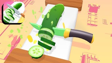 Perfect Slices 🔪🥒🥕 All Levels Gameplay (iOS,Android)