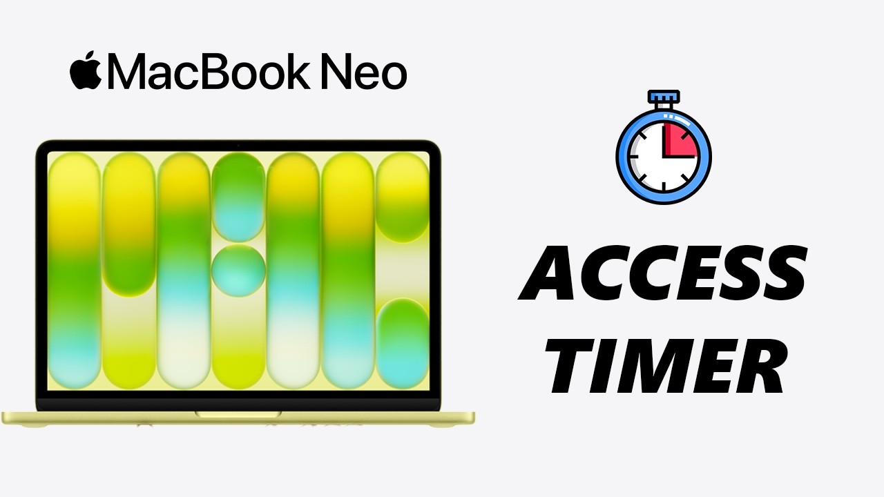 How To Use Timer On MacBook Neo - YouTube