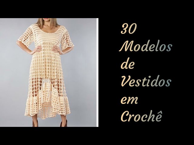 Inspiração - Vestido de crochê 👰🏻💐