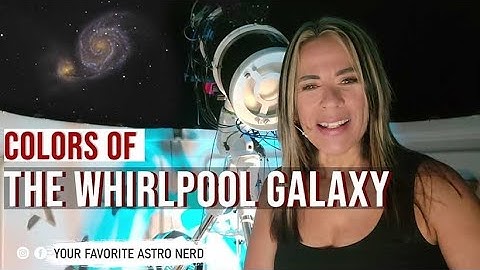 Colors of the Whirlpool Galaxy. My latest Astro Photo. #astrophotography,