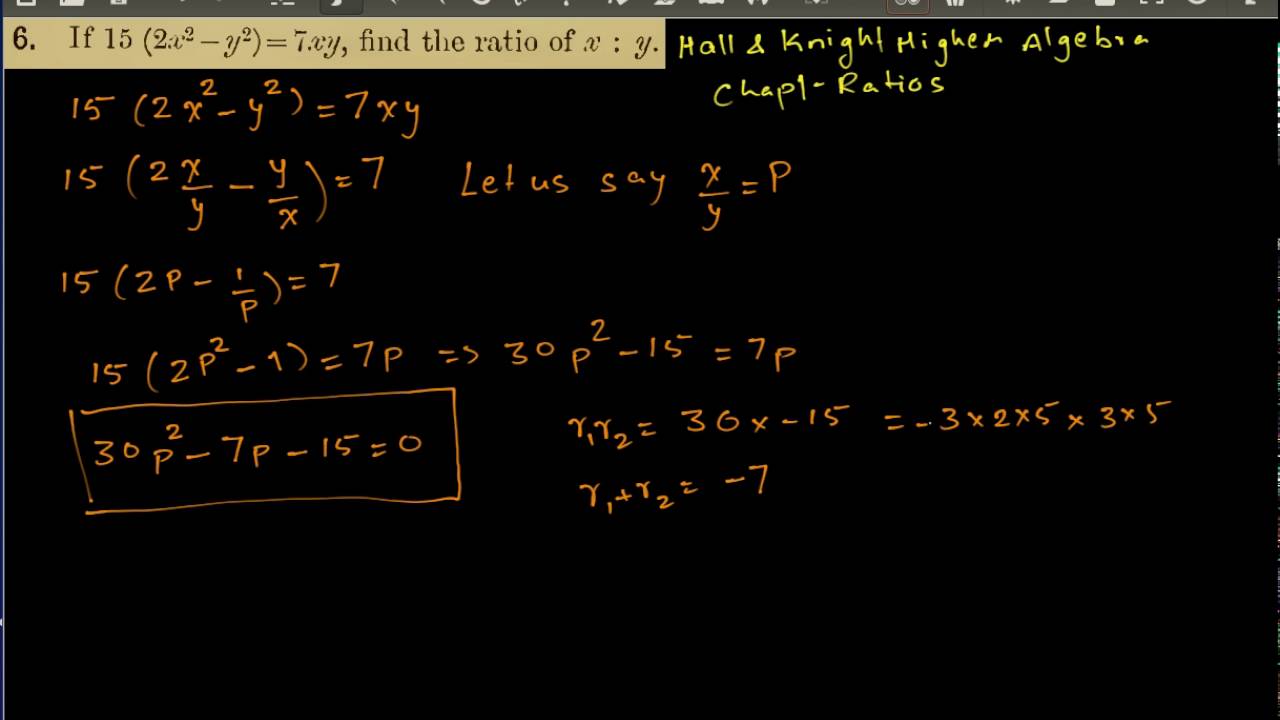Hall Knight Higher Algebra Chap 1 Prob 6 YouTube Hall knight higher algebra chap 1 prob 6 youtube