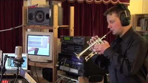 BUGLER'S HOLIDAY for 12 Trumpets and guest star Neil "Super C" Morley