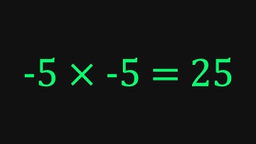 Why Is a Negative × a Negative = Positive?