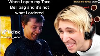 xQc CRIES LAUGHING Watching TikToks with Jesse