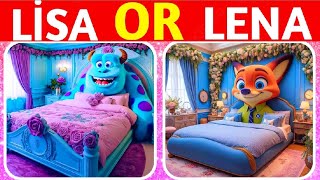 Lisa Or Lena House 🏠🏠🏠 #lisaorlenahome #viralvideo #فقط #chooseone