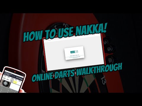 How to use NAKKA N01 online darts walkthrough!