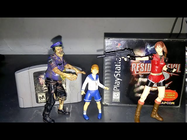 Palisades Resident Evil Series 2 Zombie Cop Figure Loose Rare Christmas