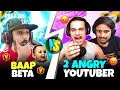Chota aawara vs 2 angry youtuber  abusing me after loosing game  free fire