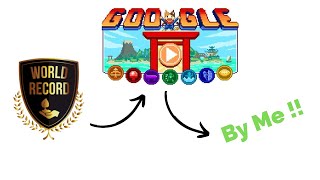 WORLD RECORD  Warpless  -- Doodle Google Championship