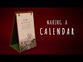 How I made a 2021 CALENDAR || DIY Desk calendar, Reusable calendar base