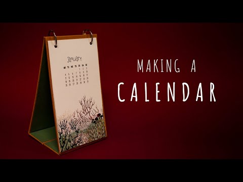 Video: Hoe Maak Je Je Eigen Bureaukalender