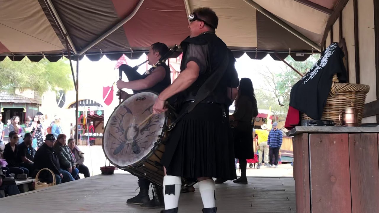 Bagpipe and Drums Music at the Renaissance Festival 2020 YouTube