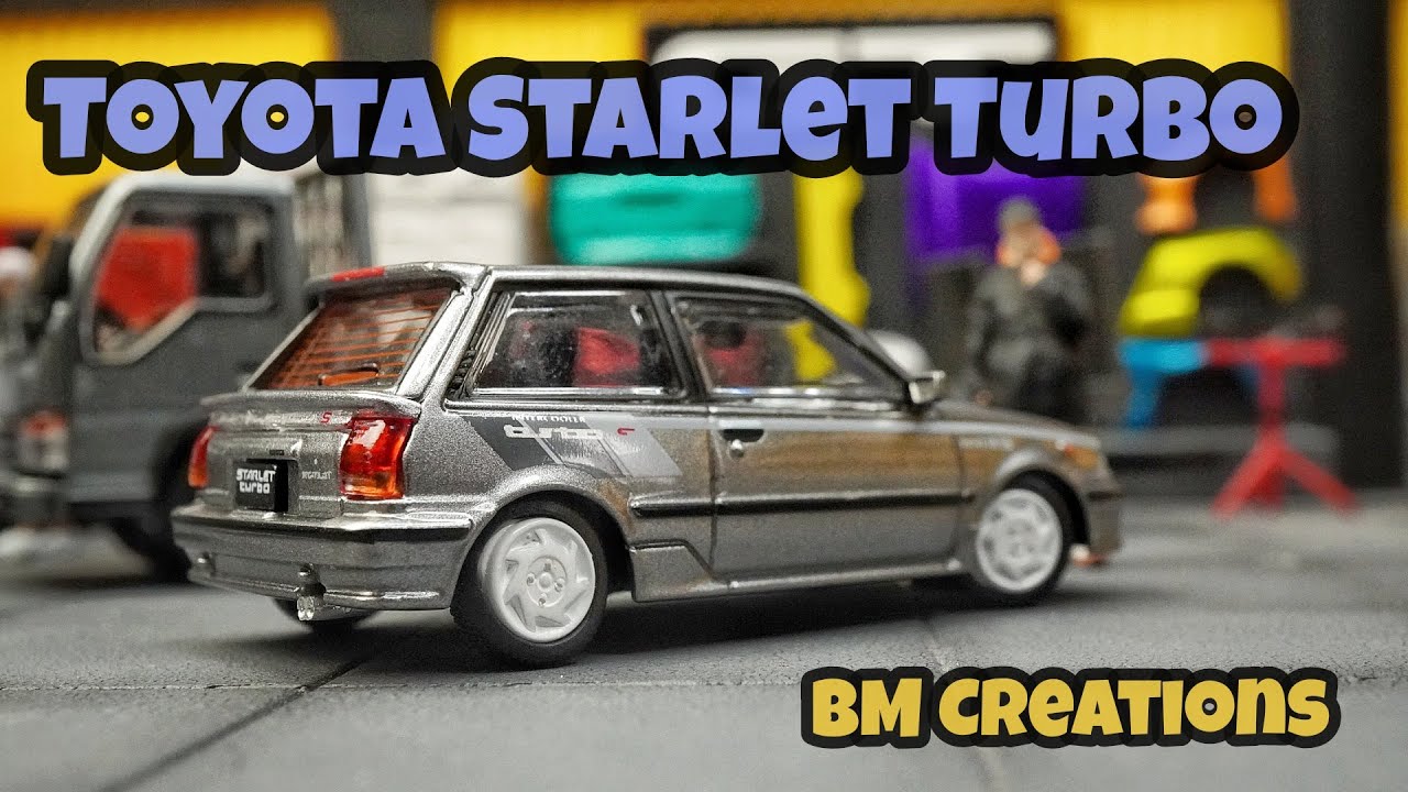 Diecast Review Scale 1/64 - Toyota Starlet Turbo by BM Creations 