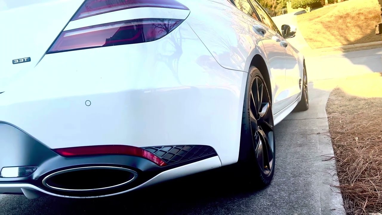 Genesis g70 3.3T (2022) Cold start - Stock exhaust