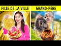 Fille de la ville vs grandpere  concours de cuisine cher vs bon march  par 123 go challenge