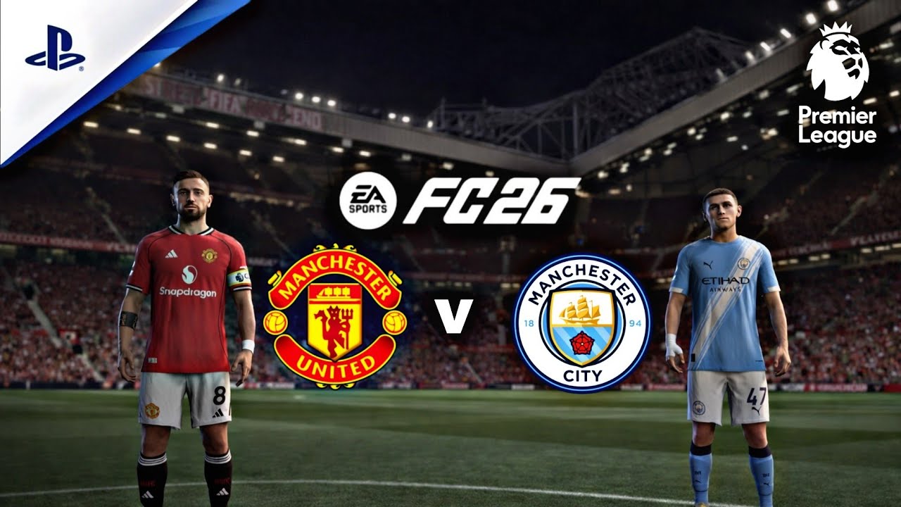 FC 26 - Manchester united vs Manchester City - PREMIER LEAGUE 25/26 | PS5™ PRO [4K60] FULL MATCH