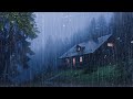 Fall asleep with the soothing sounds of rain and thunder  study asmr relax with rain sounds