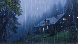 Fall Asleep With The Soothing Sounds Of Rain And Thunder | Study, ASMR, Relax with Rain Sounds