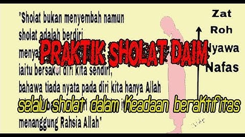PRAKTIK SHOLAT DAIM TIDAK PUTUS