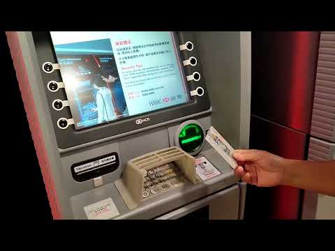 cara tarik tunai uang di ATM HSBC HONGKONG #tariktunaiHSBC