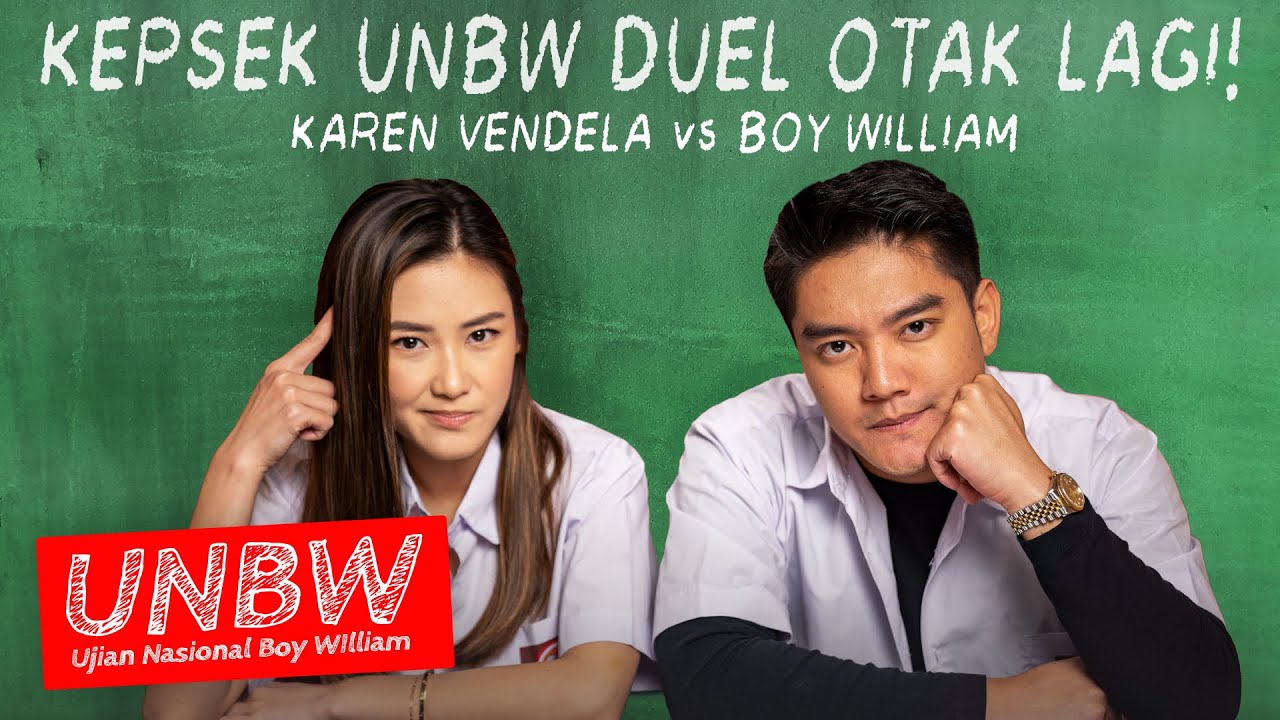 Boy William VS Karen Vendela, Siapa yang Lebih Pintar?